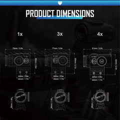 Lunette prismatique Paragon 4×24 avec viseur point rouge – Vector Optics