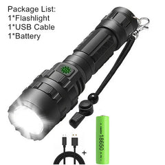 Lampe tactique LED rechargeable USB – plusieurs kits