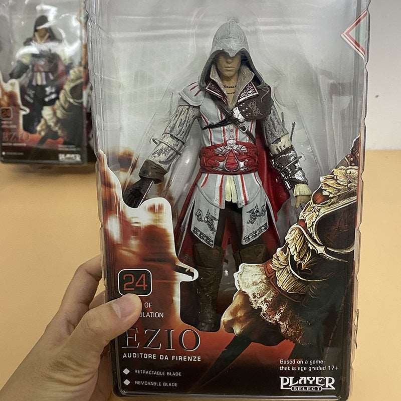 Assassin workshopAssassin workshopFigurine articuler d'Altair, Ezio, Connor ,Haytham et Edward, PVC, 15c