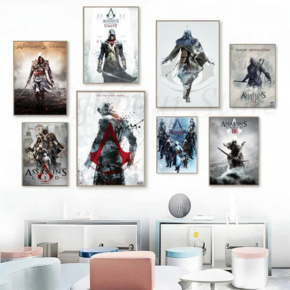 Affiche Autocollante Assassin's Creed, 1 pièce