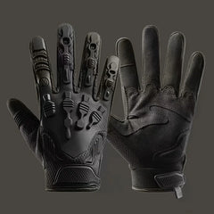 Gants tactiques à doigts complets en polyester – S à XL