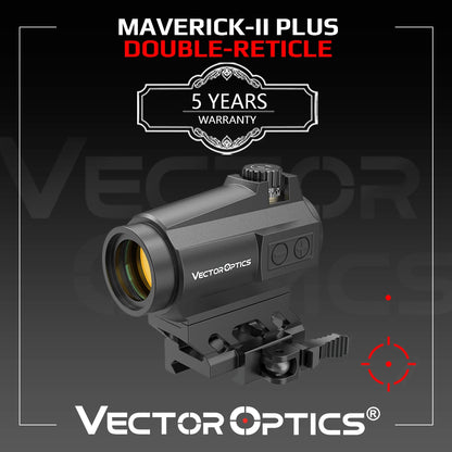 Red dot sight double réticule Maverick-II Plus 1x22 - Vector Optics