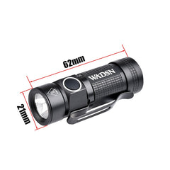 Lampe stroboscopique blanche pour casque – Rail 20 mm