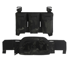 Placard triple chargeur MOLLE – Ensemble Multicam Black