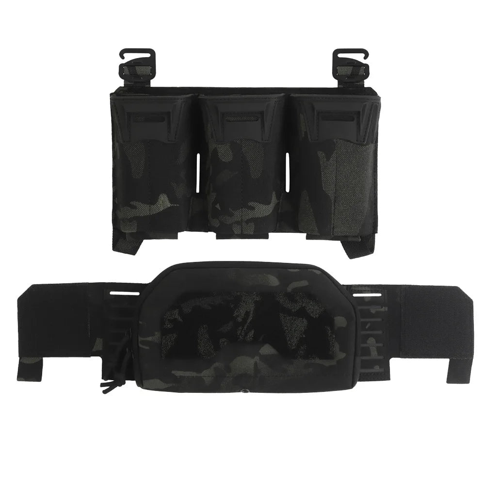 Placard triple chargeur MOLLE – Ensemble Multicam Black