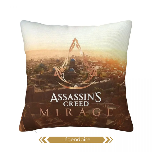 Housse de coussin Assassin's Creed Mirage, taie d'oreiller carrée n°2