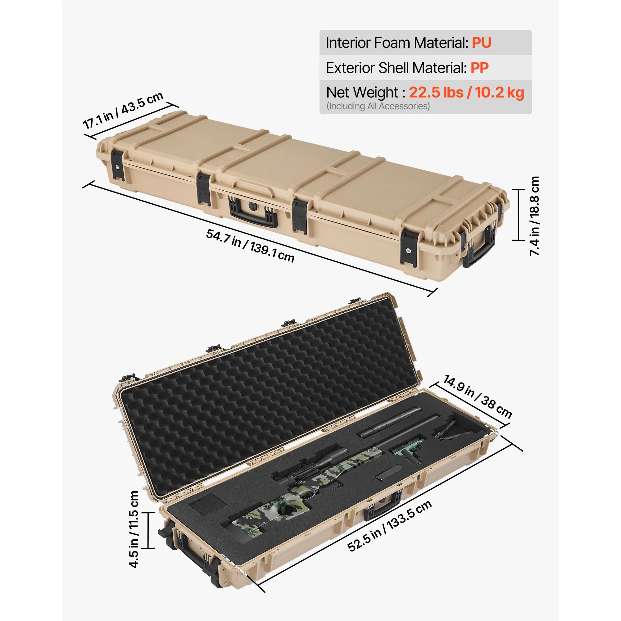 Mallette rigide étanche IP67 pour réplique Airsoft – SucceBuy – vue 34