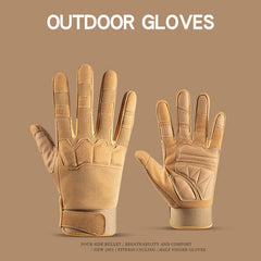 Gants tactiques Airsoft en microfibre et polyester – M à XL