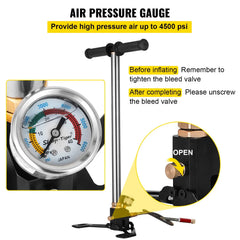 Pompe manuelle PCP haute pression 4 500 PSI à 3 étages