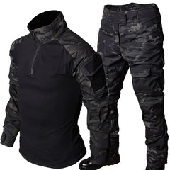 Ensemble tactique UBAS et pantalon cargo – 4 camouflages