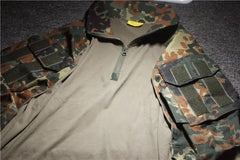 Tenue tactique camouflage – chemise et pantalon selon variante