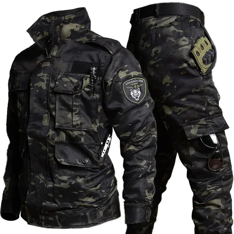 Ensemble tactique WOLF ENEMY – Camo noir
