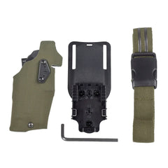 Holster Airsoft type Glock 17 / 19 pour lampe X300 / X300U – plateforme QLS