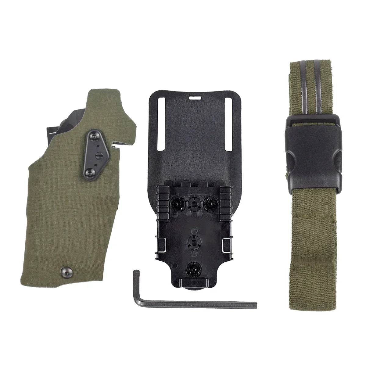 Holster Airsoft type Glock 17 / 19 pour lampe X300 / X300U – plateforme QLS