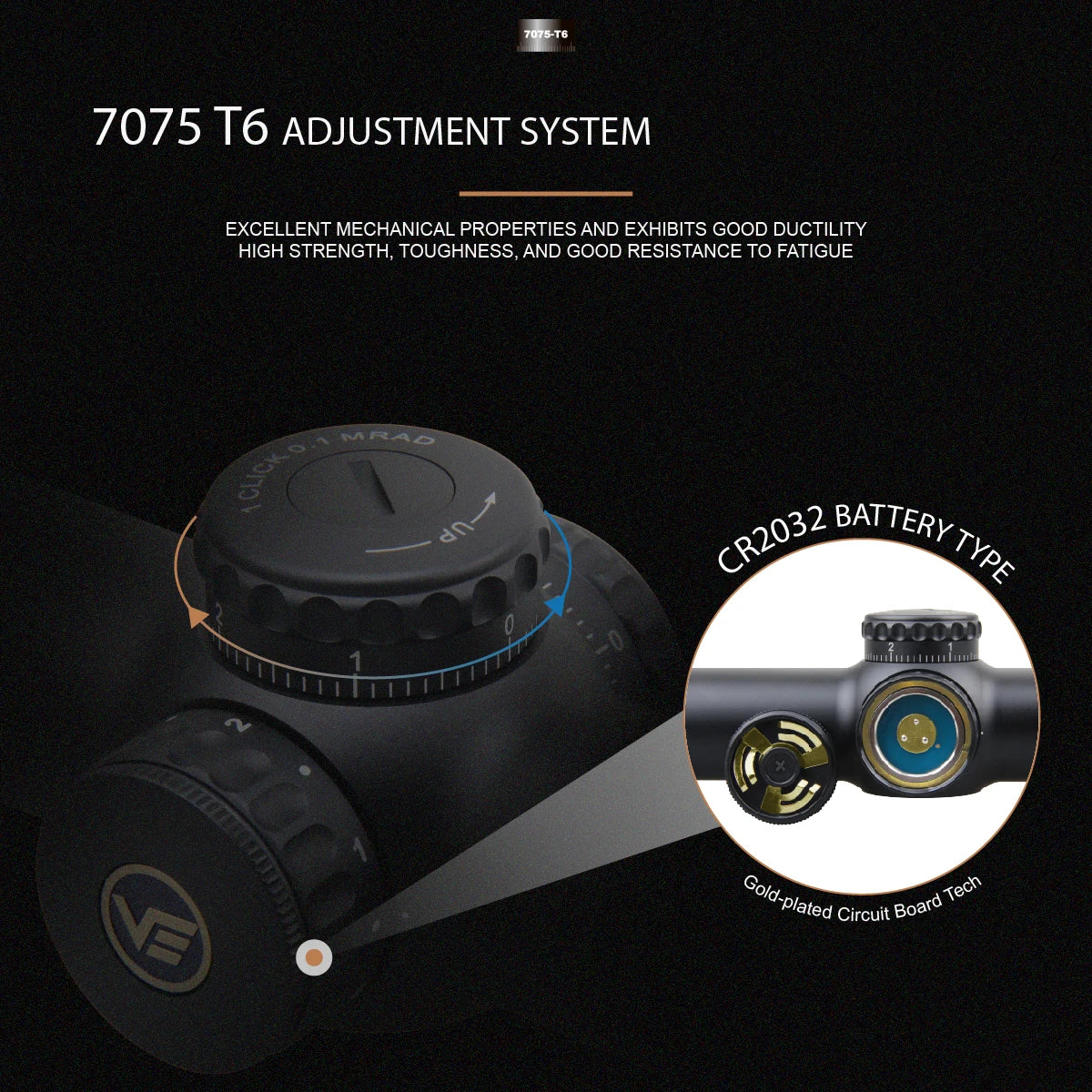 Lunette de visée tactique Continental x8 SFP - Vector Optics