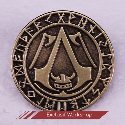 Pins Assassin's Creed Valhalla Runes, symboles vikings