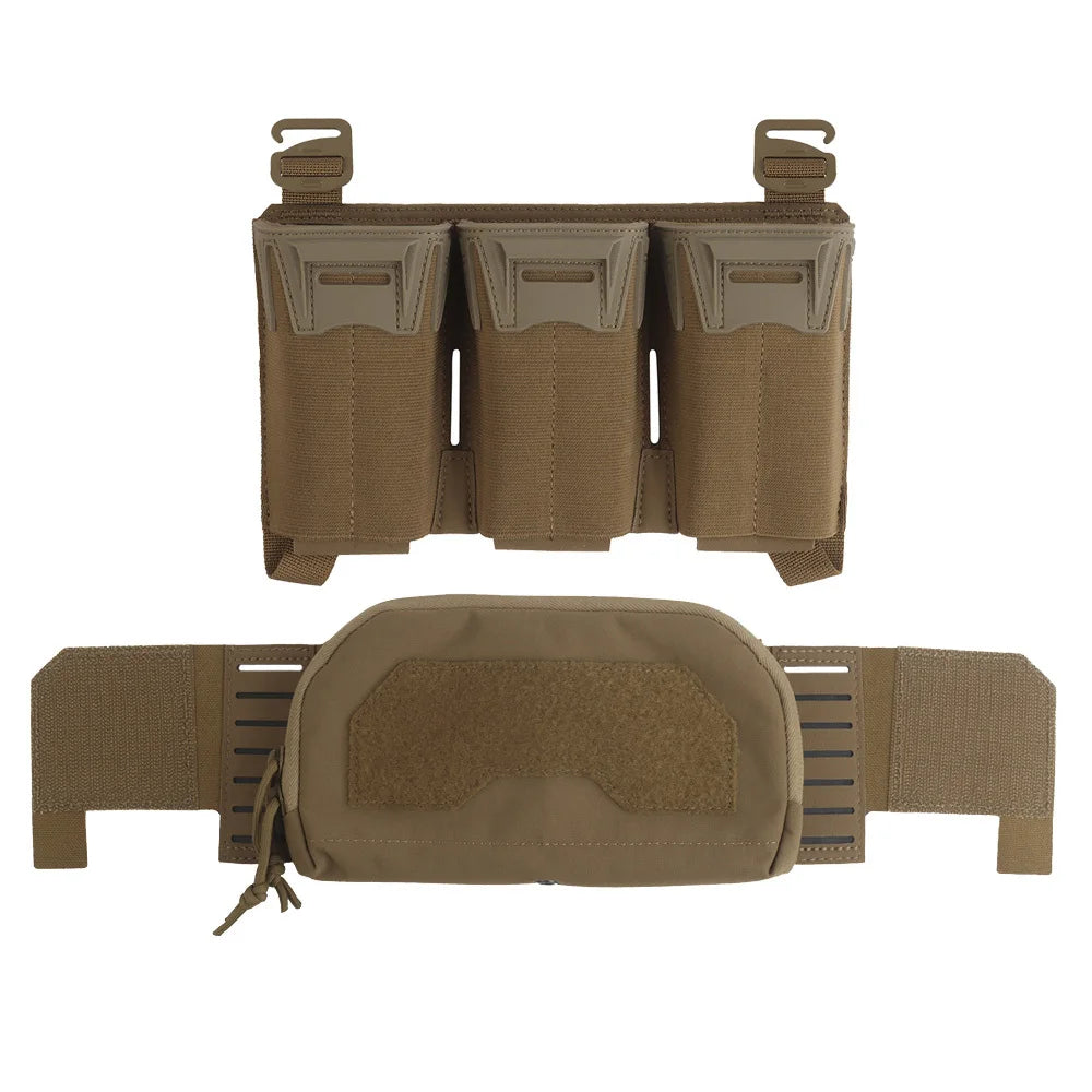 Placard triple chargeur MOLLE – Ensemble Coyote Brown