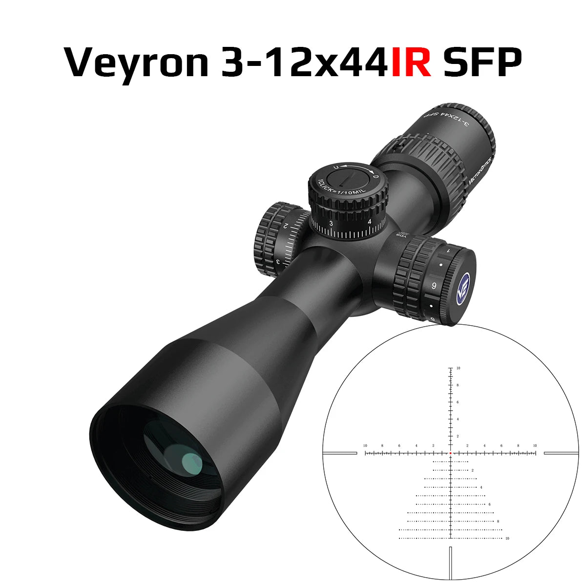 Lunette compacte Veyron SFP – Vector Optics – Plusieurs références