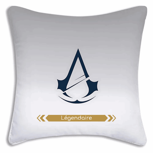 Housse de coussin Assassin's Creed Unity, taie d'oreiller carrée