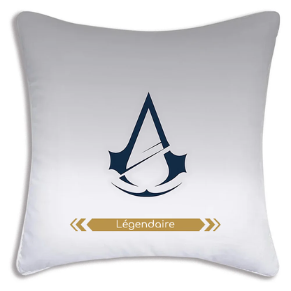 Housse de coussin Assassin's Creed Unity, taie d'oreiller carrée