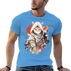 T-shirt chat Assassin’s Creed Shadows – Coton