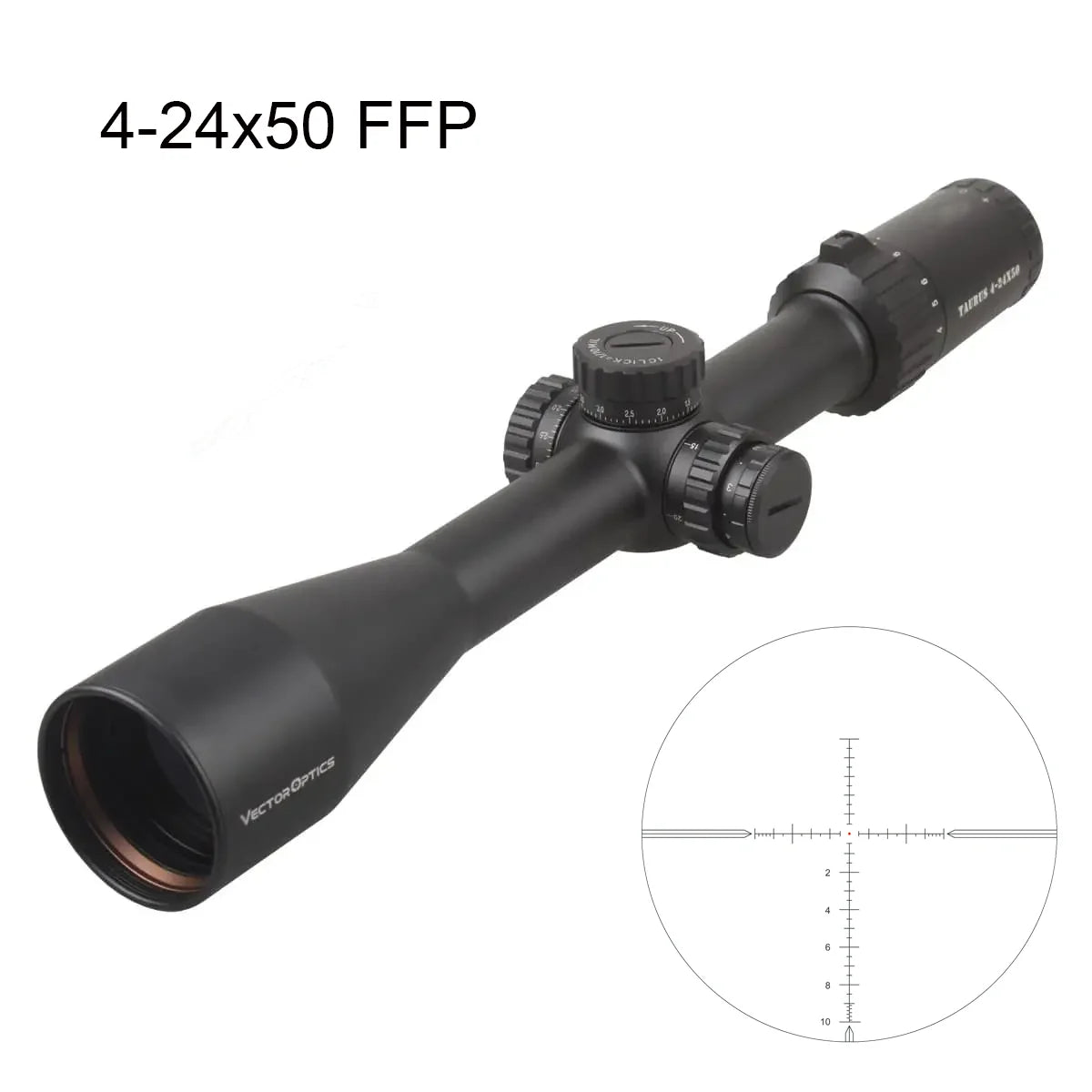 Lunette Taurus FFP 3–18×50, 4–24×50 ou 5–30×56 – Vector Optics