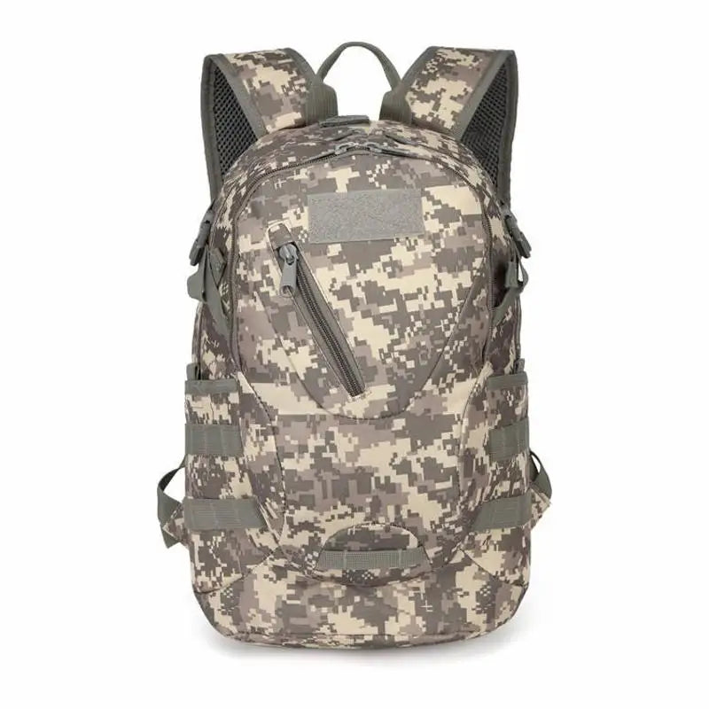 Sac à dos tactique camouflage 20–35 L – plusieurs motifs