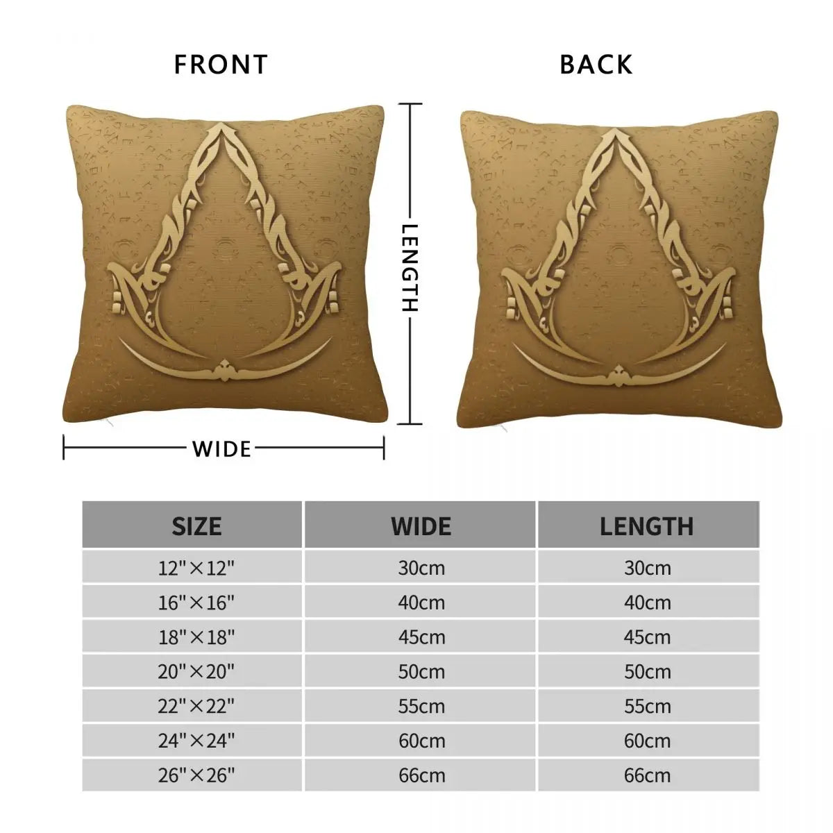 Housse de coussin Assassin’s Creed Mirage – 7 tailles