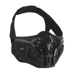 Demi-masque tactique style Scorpion avec insert silicone – Airsoft