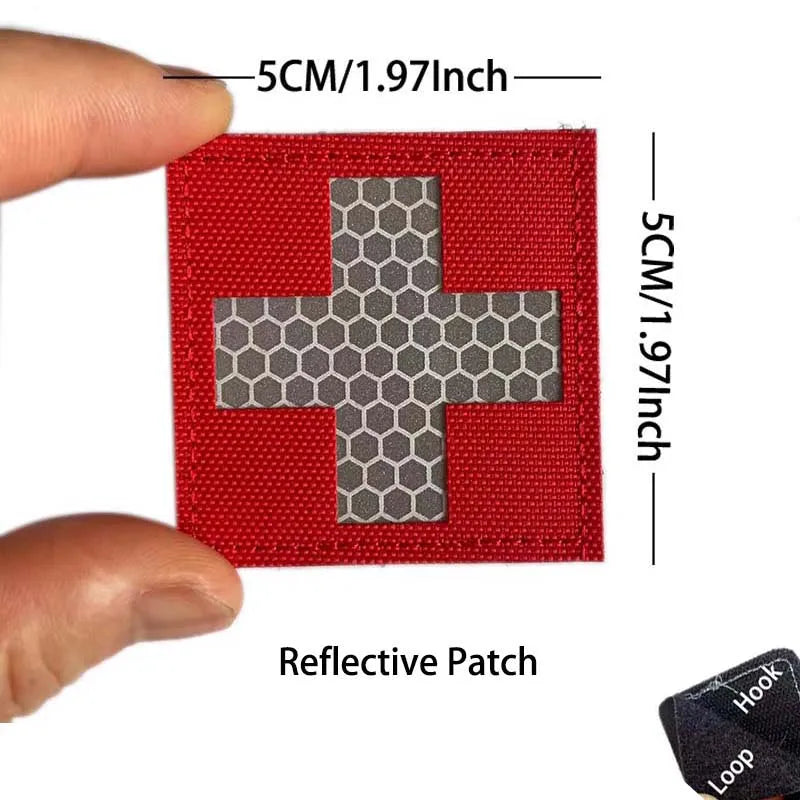 Patch médic Airsoft – 30 Croix Rouge