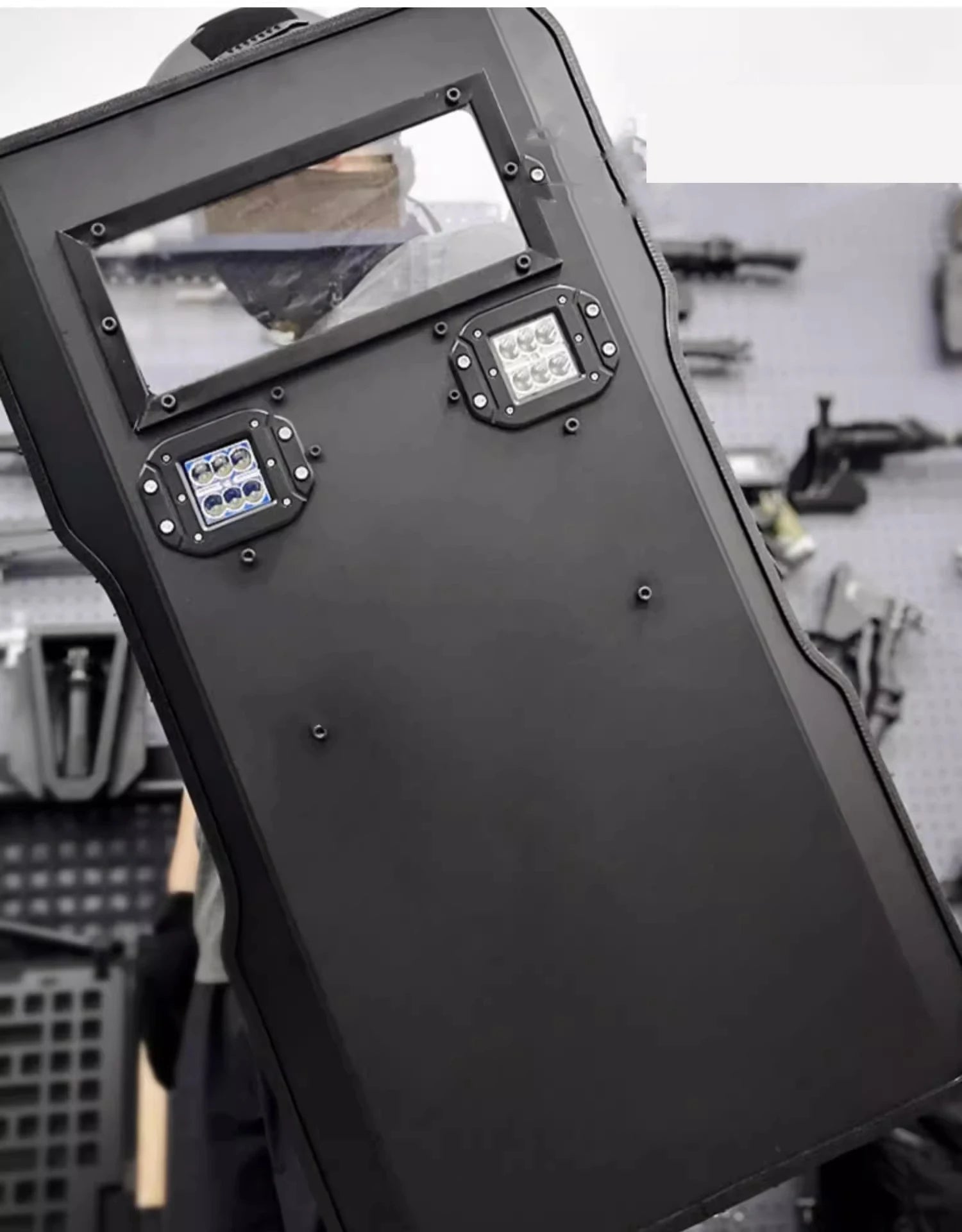Bouclier tactique ABS renforcé – avec ou sans éclairage