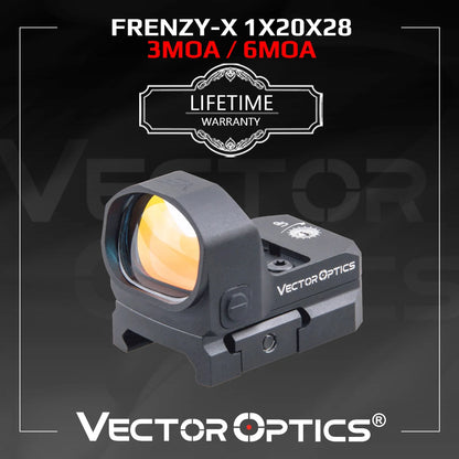 Red Dot Frenzy-X 1x20x28 - 3/6MOA  - Vector Optics