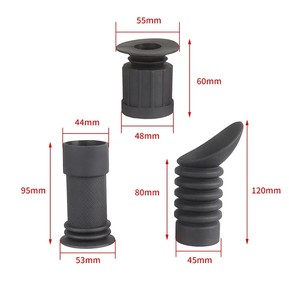 Protection oculaire en caoutchouc pour lunette Airsoft 38–44 mm