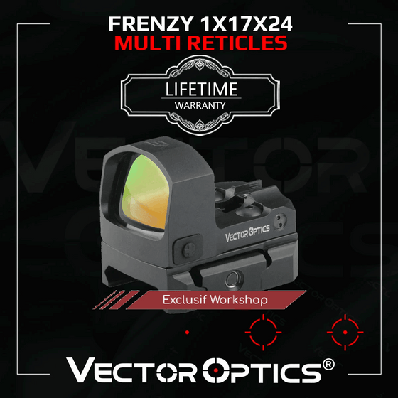 Viseur point rouge Frenzy-S 1×17×24 SCRD-M43 Vector Optics – visuel 1