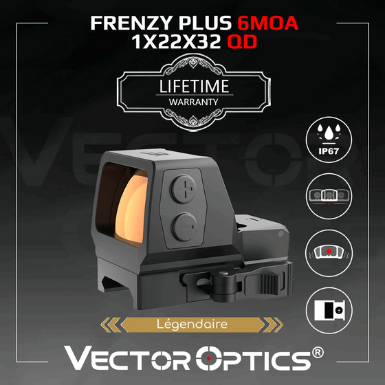 Viseur point rouge Frenzy Plus 1×22×32 SCRD-65 Vector Optics – visuel 1