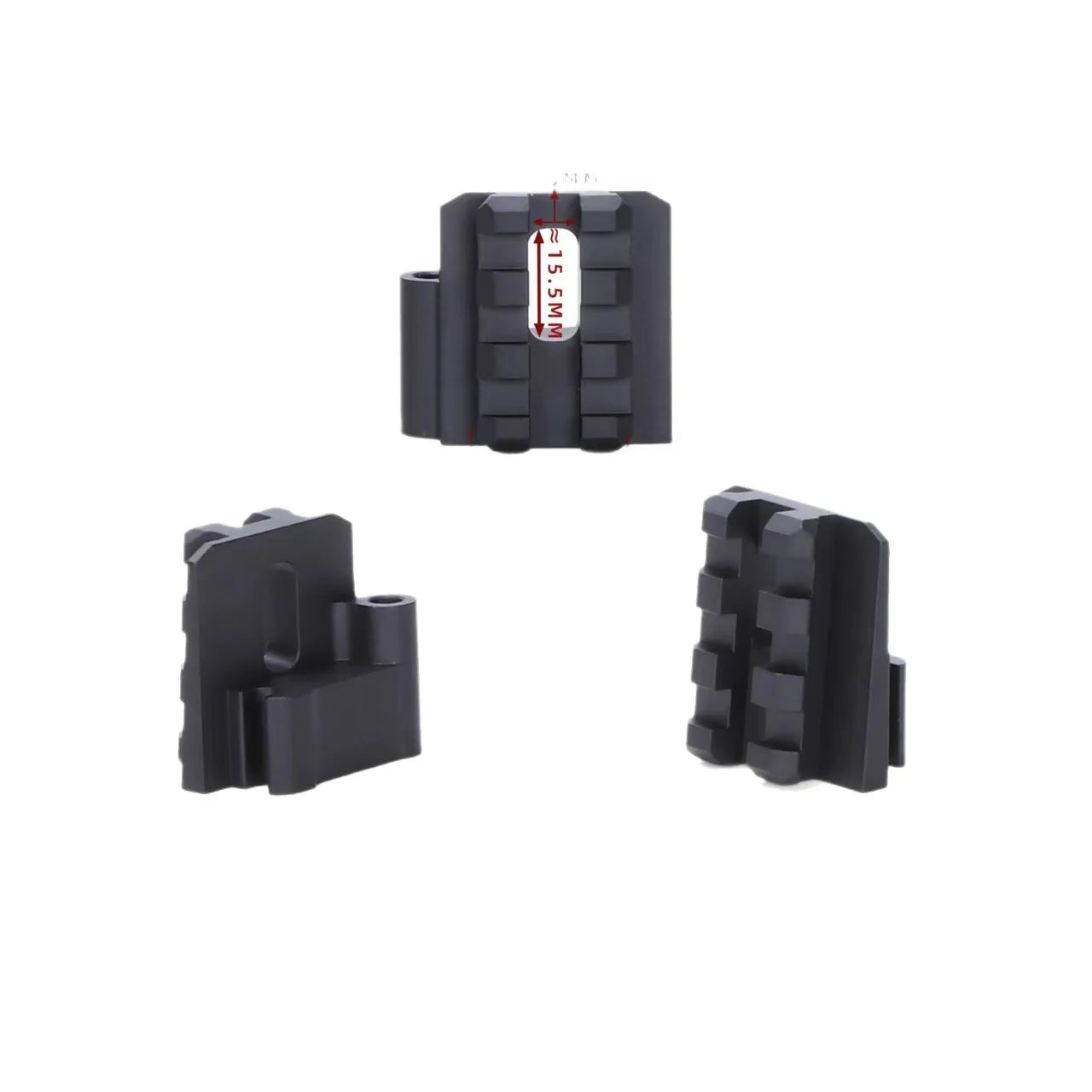 Adaptateur rail métal pour Jinming J12 – lanceur à billes gélifiées