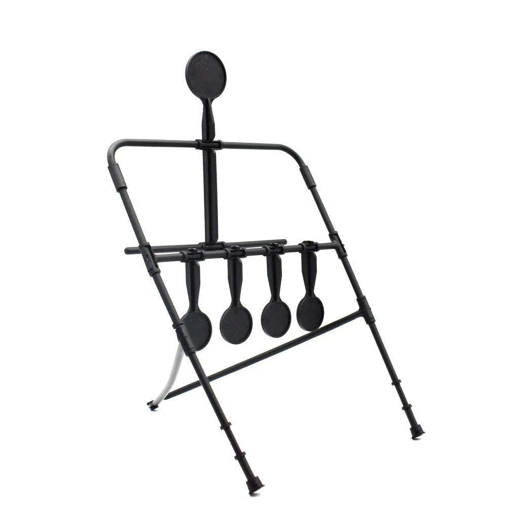 Cible Airsoft basculante 5 plateaux à réarmement