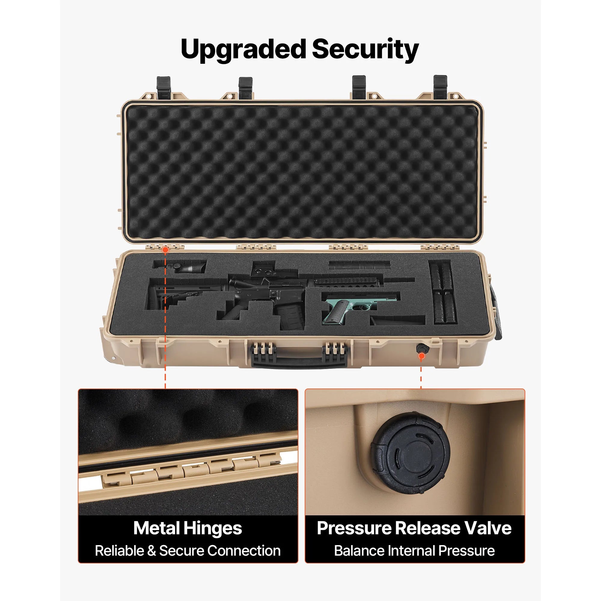 Mallette rigide étanche IP67 pour réplique Airsoft – SucceBuy – vue 4