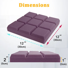 Panneaux acoustiques en mousse 30 × 30 × 5 cm – 6 à 24