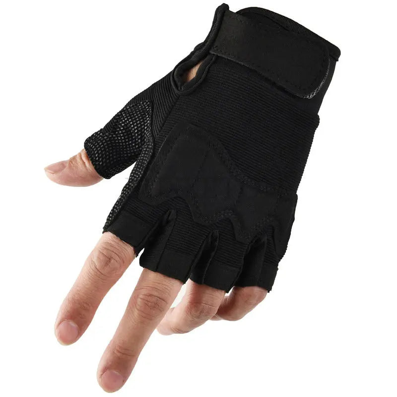 Gants tactiques sans doigts en microfibre – S à XL