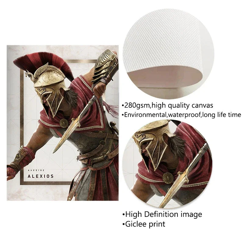 Poster toile Assassin’s Creed Odyssey – Sans cadre