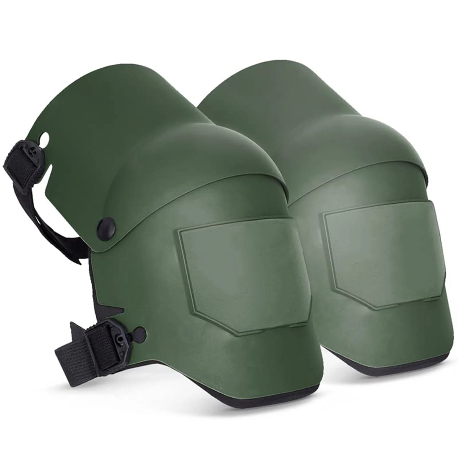Paire de genouillères tactiques à coque rigide et mousse 20 mm