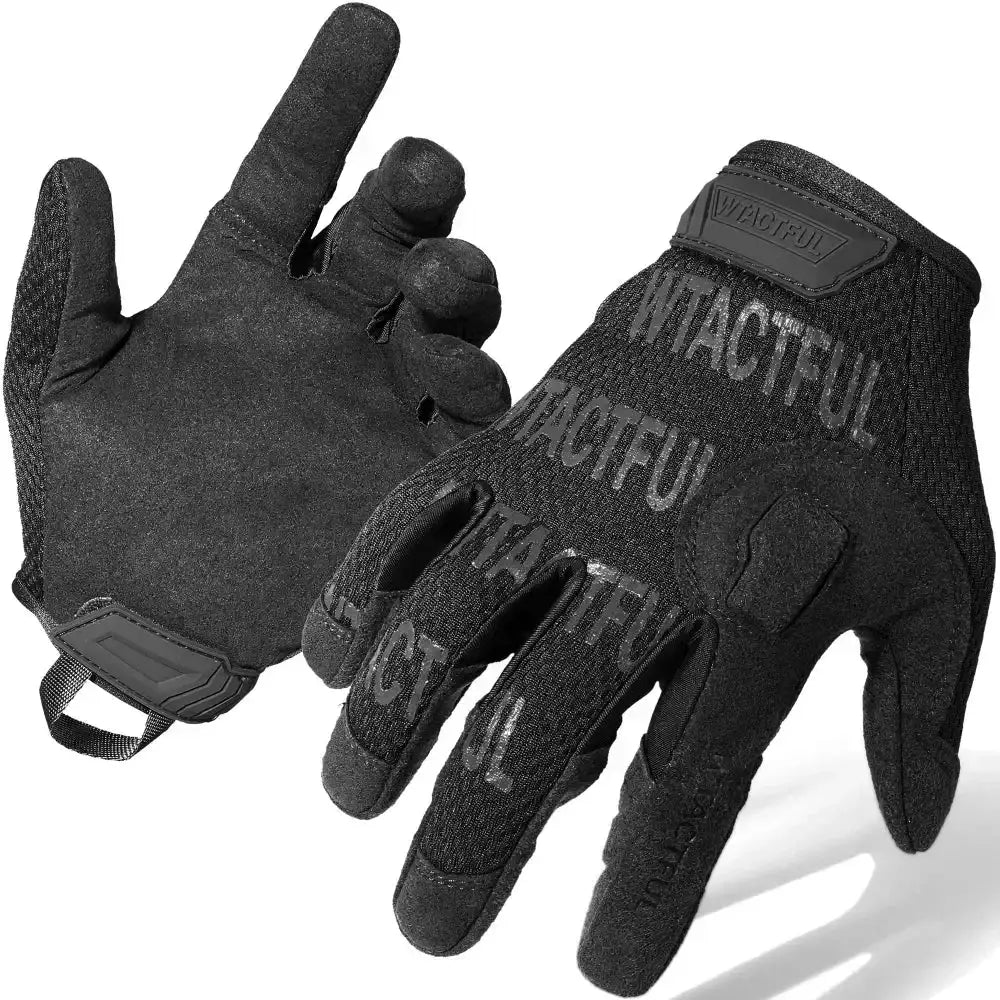 Gants tactiques à doigts complets, airsoft