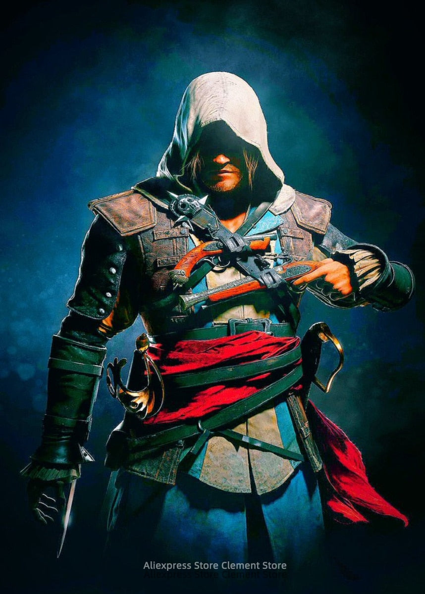 Toile décorative Assassin’s Creed – Plusieurs sagas et formats