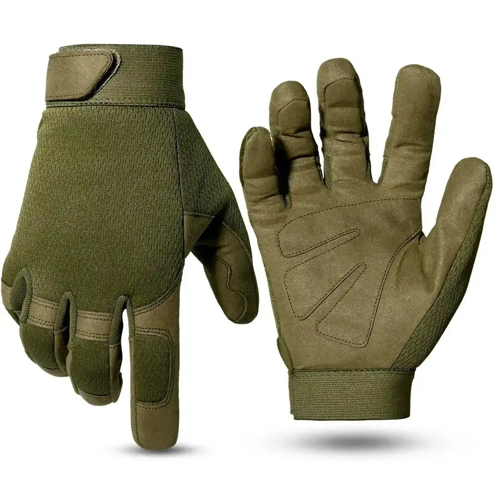 Gants tactiques à doigts complets, airsoft