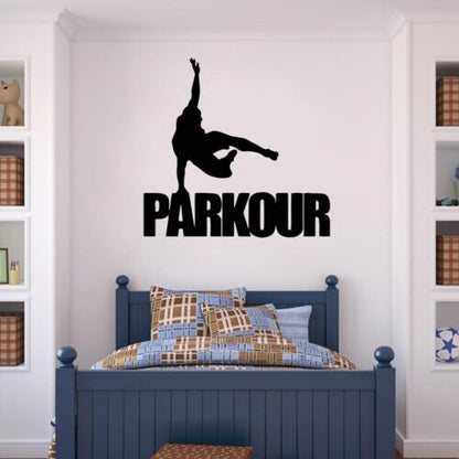 Autocollant mural en vinyle, Parkour