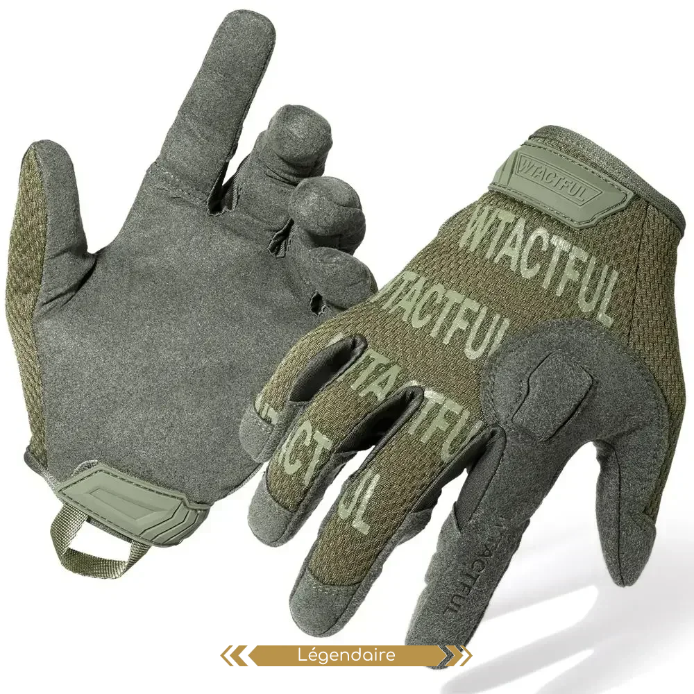 Gants tactiques à doigts complets, airsoft