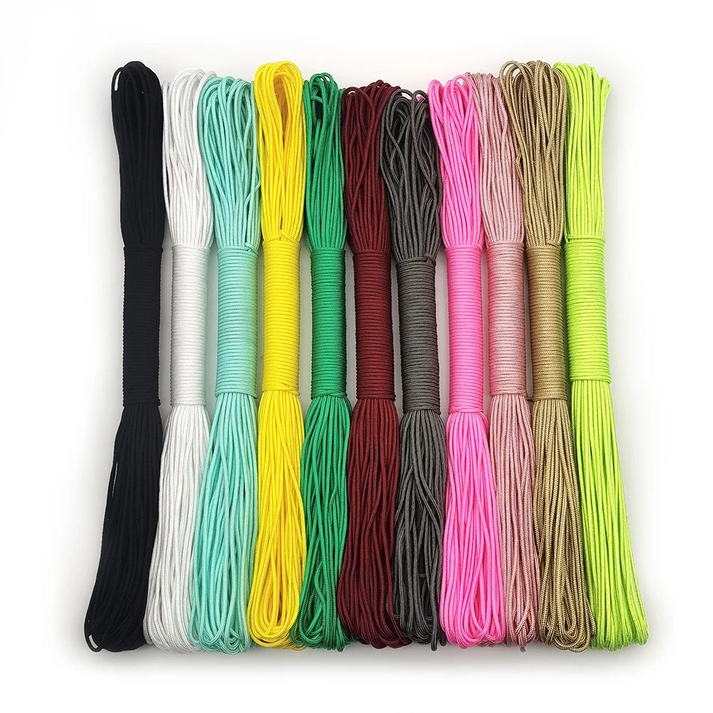 Paracorde polyester 2 mm – plusieurs longueurs et coloris