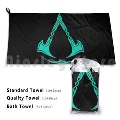 Serviette imprimée logo Assassin’s Creed Valhalla – 3 tailles