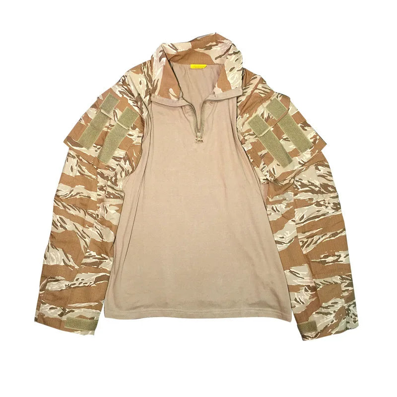 Tenue tactique camouflage – chemise et pantalon selon variante